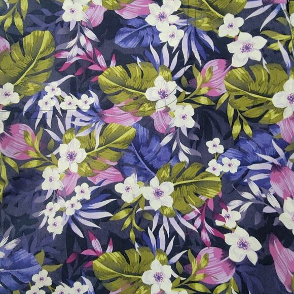 Stella Parker Shorts Multicolor Floral Boyfriend Tropical Beach Womens 12 EUC - Picture 3 of 11